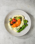 SALMON STEAK — 34G PROTEIN