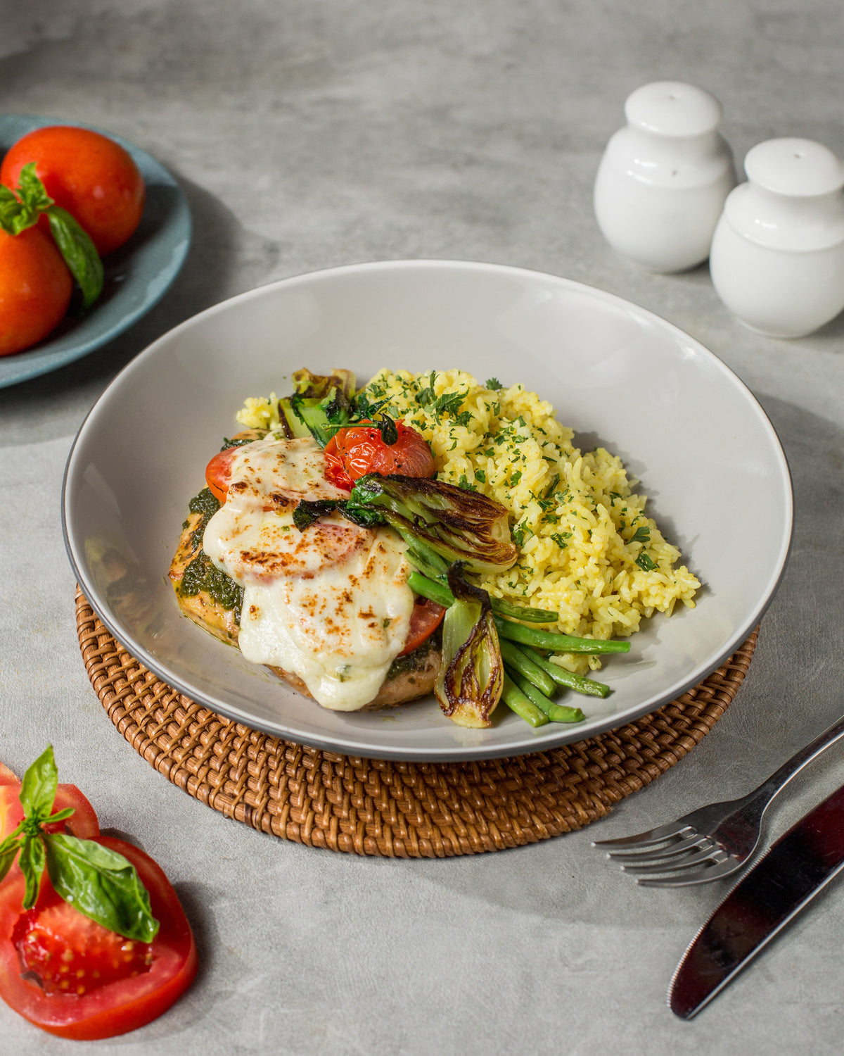 CHICKEN MARGHERITA — 54G PROTEIN